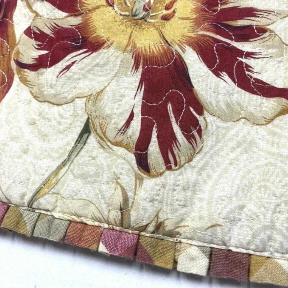 2 Discontinued Luxury Valances Curtains Floral